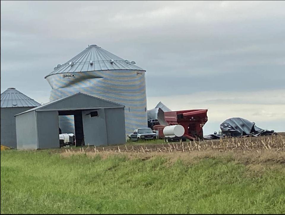 June 1415th, 2022 EF2 Tornado Touches Down Near Lushton, Multiple Rounds Of Large Hail Across